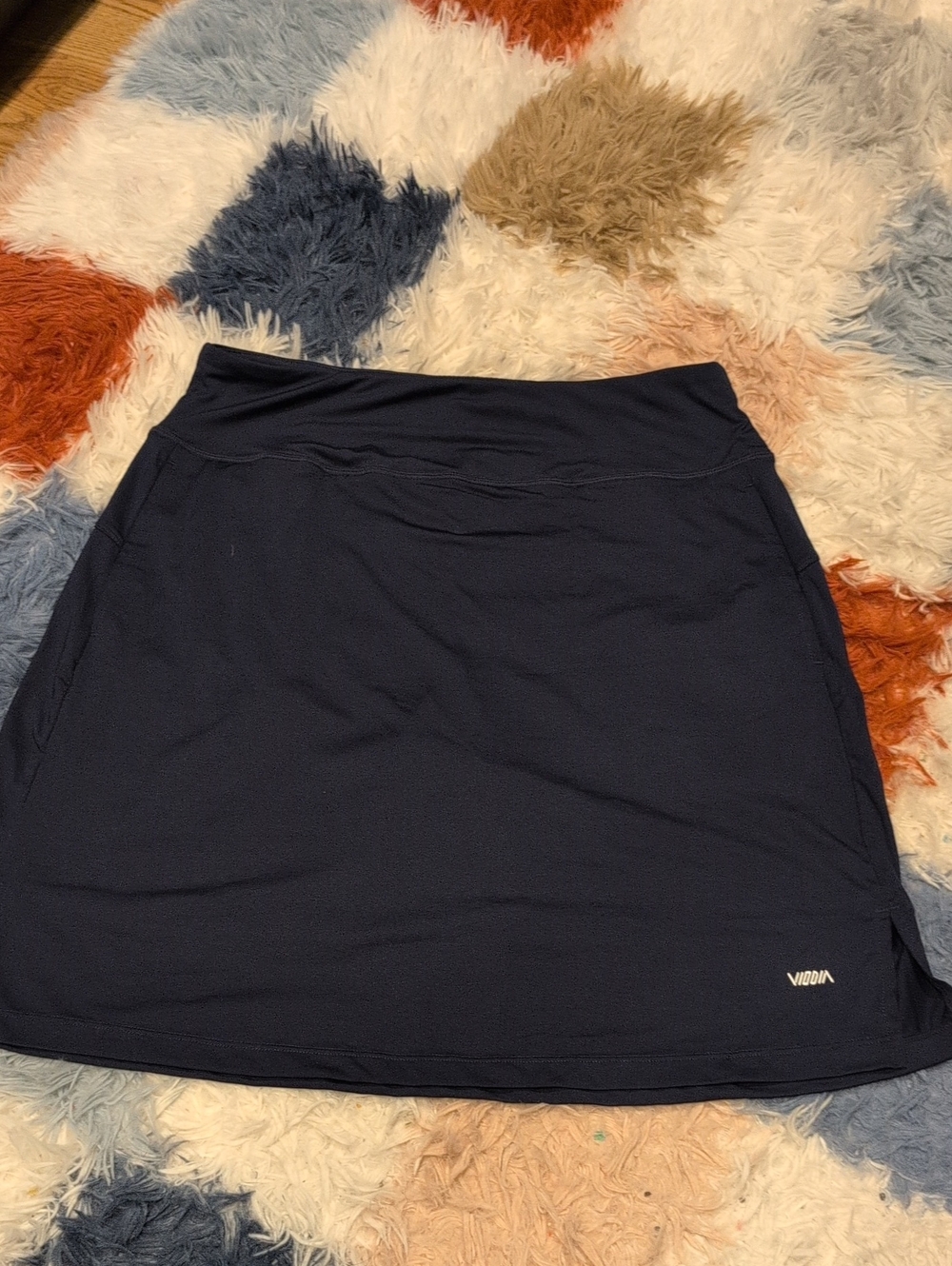 VIDA Navy A-Line Sport Skirt